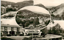 73839173 Llangollen Wales UK From The Bridge Panorama Walk From Barbers Hill Pla - Other & Unclassified