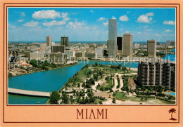 73744462 Miami_Florida Miami Skyline With Holiday Inn Dupont-Plaza And Hyatt-Reg - Andere & Zonder Classificatie