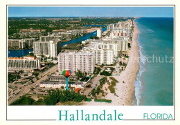 73707232 Hallandale Fliegeraufnahme Mit Water Tower And Hollywood Beach Hilton - Autres & Non Classés