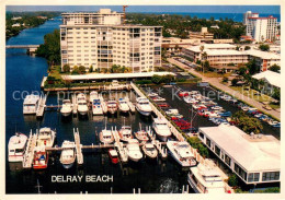 73707222 Delray_Beach_Florida Fliegeraufnahme Yachtsmen Anchor Their Boats At Th - Otros & Sin Clasificación