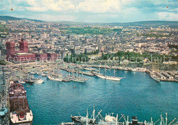 73707176 Oslo  Norway Aerial View Of The City And The Harbor With The City Hall  - Norvegia