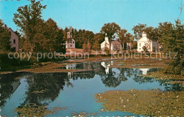 72956825 Marlow_New_Hampshire Small Village Behind A Mill Pond - Altri & Non Classificati