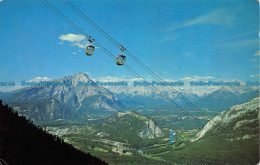 R081665 Canadian Rockies. The Banff Sulphur Mountain Gondolas. Double L Color Pr - Mondo