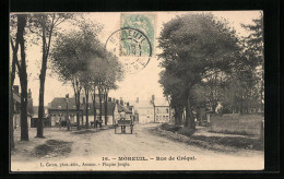 CPA Moreuil, Rue De Créqui  - Moreuil