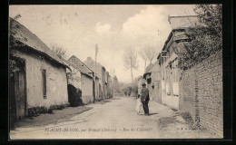 CPA Plachy-Buyon, Rue Des Clabodois Par Prouzel, Vue De La Rue  - Other & Unclassified