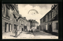 CPA Le Crotoy, La Rue Albin-Lecomte  - Le Crotoy