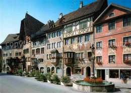 12650466 Stein Rhein Marktplatz Mit Brunnen Stein Rhein - Andere & Zonder Classificatie