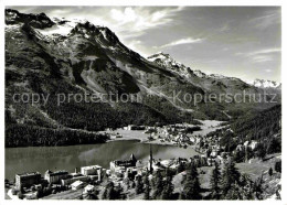 12647726 St Moritz Dorf GR Und Bad Mit Piz Rosatsch Und Piz Corvatsch Berninagru - Altri & Non Classificati