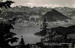 12646456 Vierwaldstaettersee SZ Panorama Blick Vom Rigi Unterwaldneralpen Brunne - Otros & Sin Clasificación