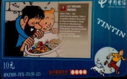 TELECARTE ETRANGERE....TINTIN  . - Fumetti