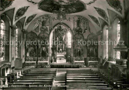 12632346 Appenzell IR Inneres Der Kirche St Mauricius Appenzell - Andere & Zonder Classificatie