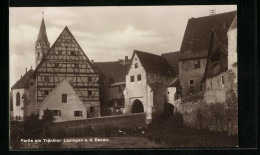 AK Lauingen A. D. Donau, Partie Am Tränktor  - Lauingen