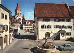 12588546 Weinfelden Gasthaus Zum Trauben Brunnen Hauptstrasse Kirche Weinfelden - Other & Unclassified