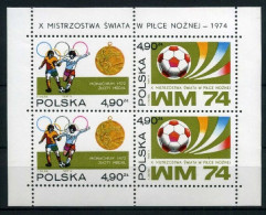 Polen Block 59 Postfrisch Fußball #GE446 - Sonstige & Ohne Zuordnung