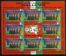 Sierra Leone Kleinbogen 1443 Postfrisch Fußball #GI502 - Sierra Leone (1961-...)