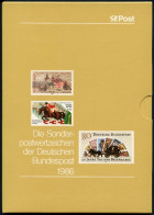 BRD Bund Jahrbuch Der Deutschen Post 1986 Postfrisch #JS238 - Sonstige & Ohne Zuordnung