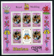 Bhutan 758 Postfrisch Königshäuser Kleinbogen #IV257 - Bhután