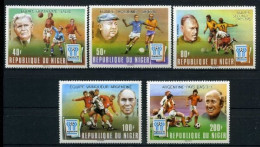 Niger 639-43 Postfrisch Fußball #GE482 - Níger (1960-...)