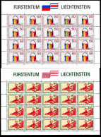 Liechtenstein Kleinbögen 945-946 Postfrisch Cept Mitläufer #JE911 - Andere & Zonder Classificatie