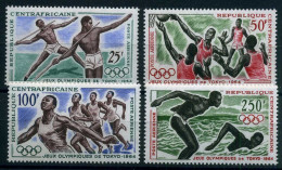 Zentralafrika 59-62 Postfrisch Olympiade 1964 #JG648 - Zentralafrik. Republik