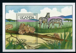Uganda Block 96 Postfrisch Blumen #IF381 - Uganda (1962-...)