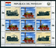 Paraguay Kleinbogen 3904 Postfrisch Eisenbahn Lokomotive #IJ053 - Paraguay