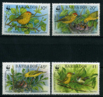 Barbados 770-73 Postfrisch Vögel #IM303 - Barbados (1966-...)