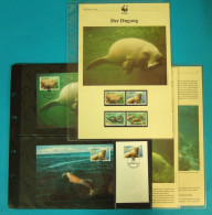 Vanuatu 1988 WWF Komplettes Kapitel Postfrisch MK FDC Dugong #GI314 - Vanuatu (1980-...)