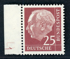 Bund Dauerserie/ DS Heuss I 186 Y W DZ Postfrisch #JE812 - Roller Precancels