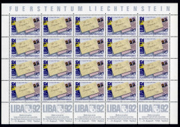 Liechtenstein Kleinbögen 1026 Postfrisch Briefe #JE927 - Other & Unclassified