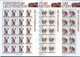 Liechtenstein Kleinbögen 1008-1010 Postfrisch #JE924 - Other & Unclassified