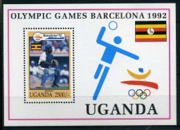 Uganda Block 172 Postfrisch Olympiade 1992 #JG601 - Ouganda (1962-...)