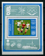 Bulgarien Block 42 A Postfrisch Fußball #GE579 - Altri & Non Classificati