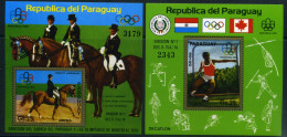 Paraguay Block 254-55 Postfrisch Olympiade 1976 #JG795 - Paraguay