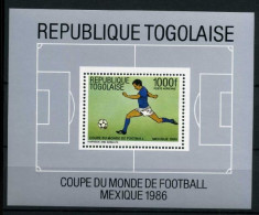 Togo Block 287 Postfrisch Fußball #GE490 - Togo (1960-...)