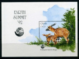 Ghana Block 215 Postfrisch Wildtiere #IN570 - Ghana (1957-...)