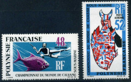 Franz. Polynesien 94-95 Postfrisch Fische #IN661 - Altri & Non Classificati