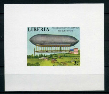 Liberia 1055 B Postfrisch Zeppelin Luxusblock #GO569 - Liberia