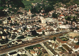 12585286 Weinfelden Bahnhof Stadtzentrum Fliegeraufnahme Weinfelden - Otros & Sin Clasificación