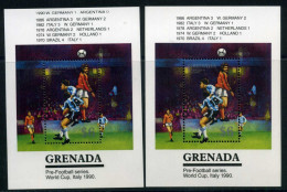Grenada Block 222+ 261 Postfrisch Fußball #GE449 - Grenade (1974-...)