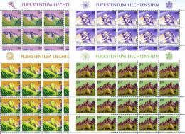 Liechtenstein Kleinbögen 974-977 Postfrisch Berge #JE917 - Other & Unclassified