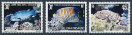 Franz. Polynesien 343-345 Postfrisch Fische #IJ330 - Meereswelt