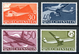 Liechtenstein 391-394 Postfrisch Flugzeuge #GI154 - Altri & Non Classificati