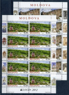 Moldawien Kleinbogensatz 793-94 Postfrisch Cept 2012 #JS156 - Moldavia