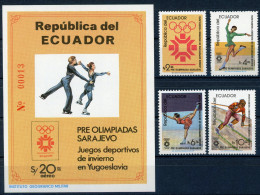 Ecuador 1961-1964 + Bl 110 Postfrisch Olympia #JJ422 - Ecuador