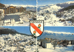 12562626 Nendaz Stadtansichten Luftaufnahme Winter Haute-Nendaz - Andere & Zonder Classificatie