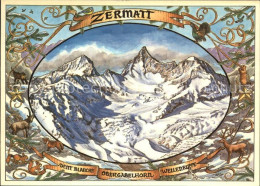 12521426 Zermatt VS Dent Blanche Obergabelhorn Wellenkuppe   - Sonstige & Ohne Zuordnung