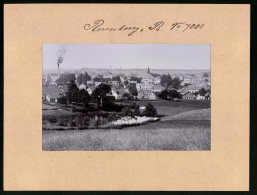 Fotografie Brück & Sohn Meissen, Ansicht Rumburg / Böhmen, Panorama Der Stadt Mit Weiher  - Plaatsen