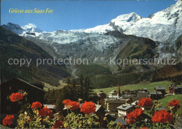 12497716 Saas-Fee Allalinhorn Alphubel Feegletscher Laengfluh Saas-Fee - Andere & Zonder Classificatie