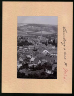 Fotografie Brück & Sohn Meissen, Ansicht Camburg, Ortspanorama Mit Blick Auf Die Beiden Kirchen  - Orte